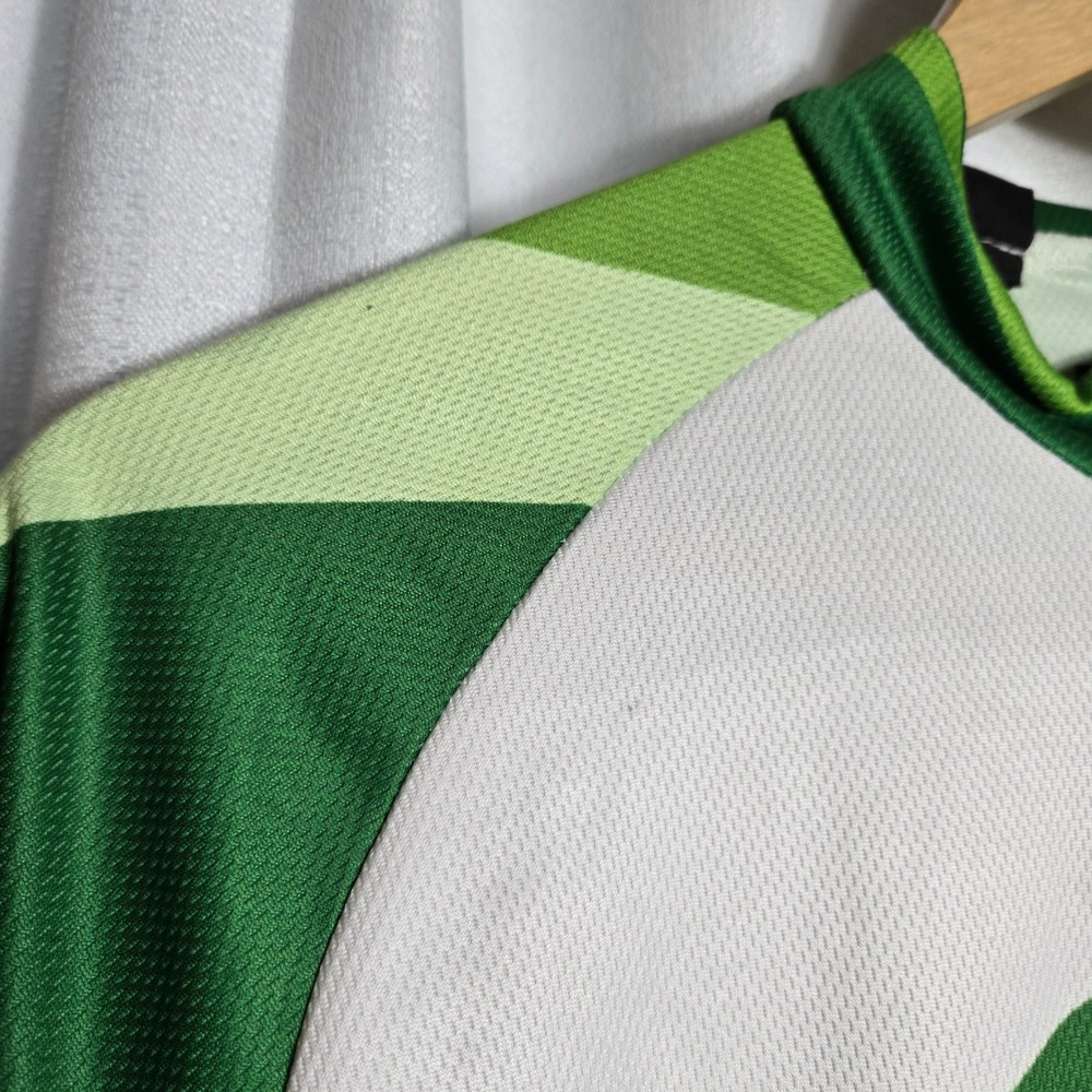Dolmen Clothing Mens Ireland Cycling Jersey Short Sleeve Green White M - Picture 5 of 10